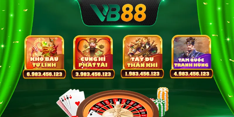 Game nổ hũ VB88 đa dạng tha hồ lựa chọn