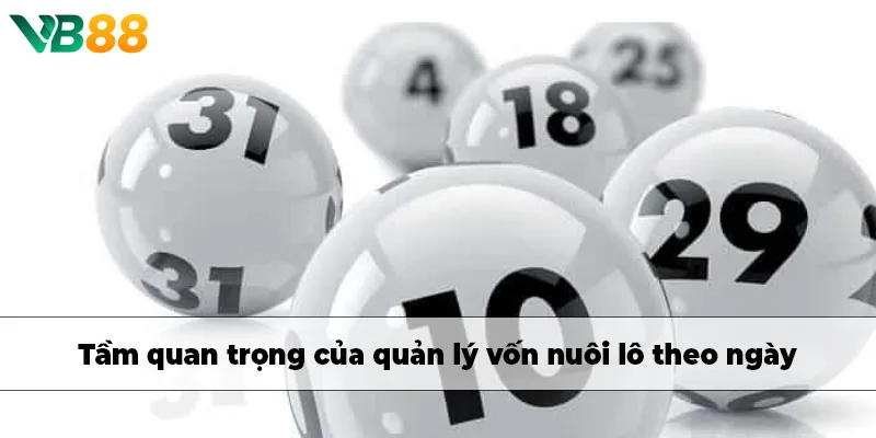 Nuôi lô đề theo ngày cần học quản lý vốn